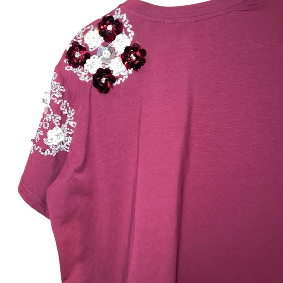 Queen of Sparkles Garnet Crimson queen of Gameday T-shirt Large New - Picture 6 of 9